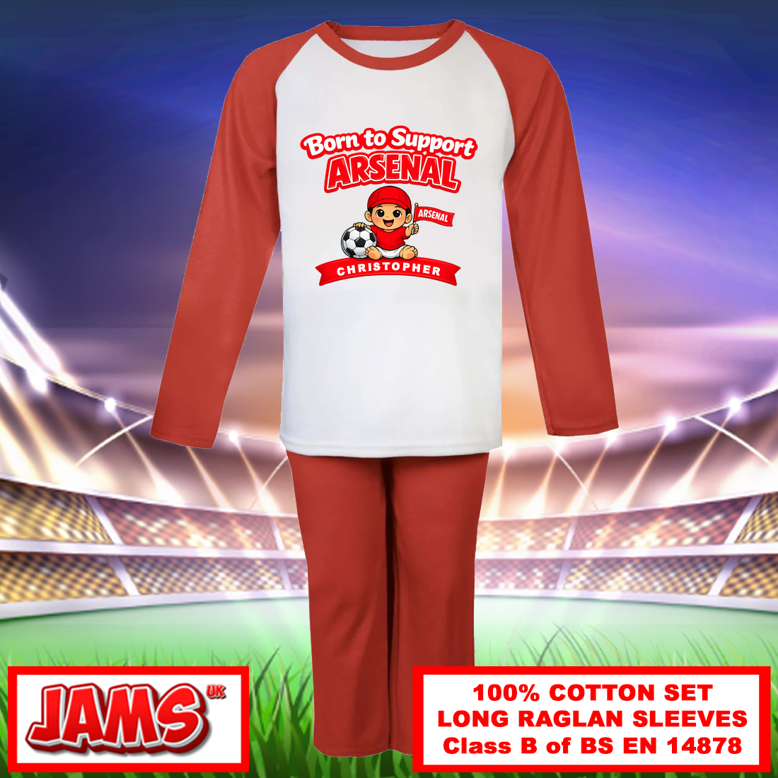 Arsenal Born To Support Pyjamas