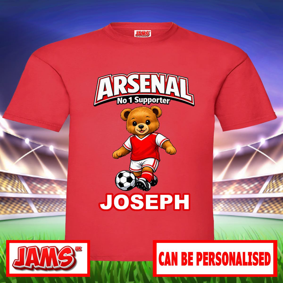 Arsenal No1 Supporter T Shirt