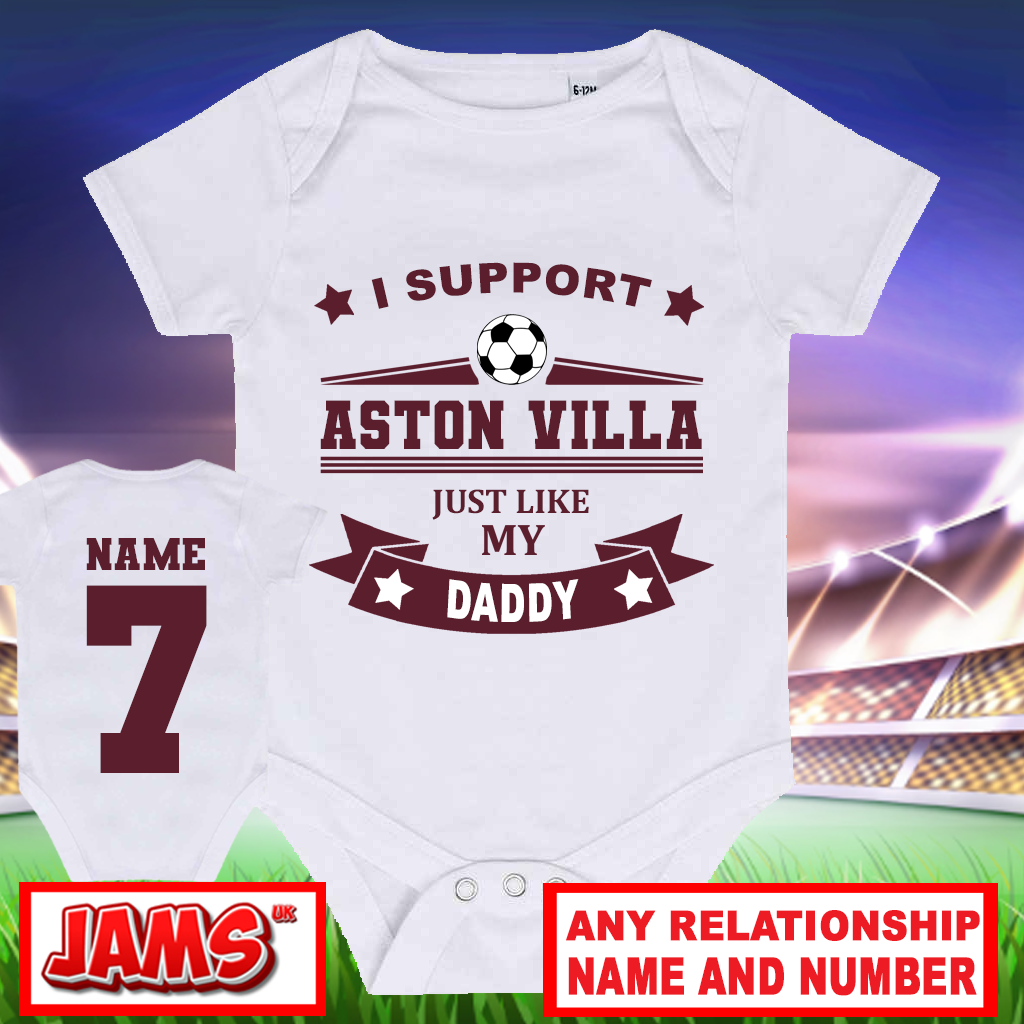 Aston Villa Baby Grow