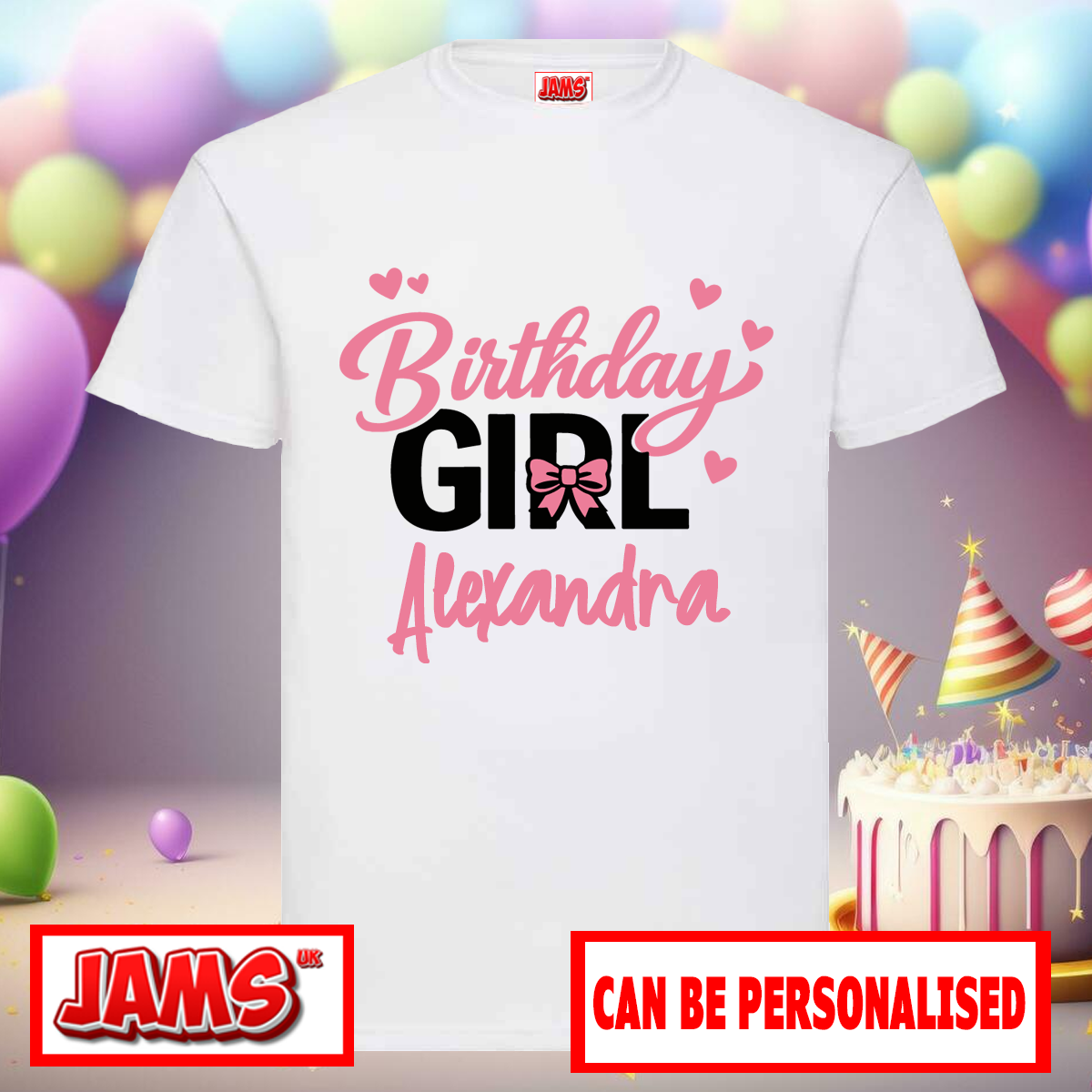 Birthday Girl Hearts