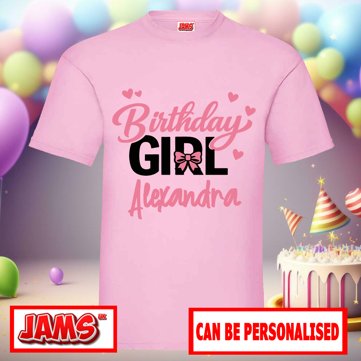 Birthday Girl Hearts
