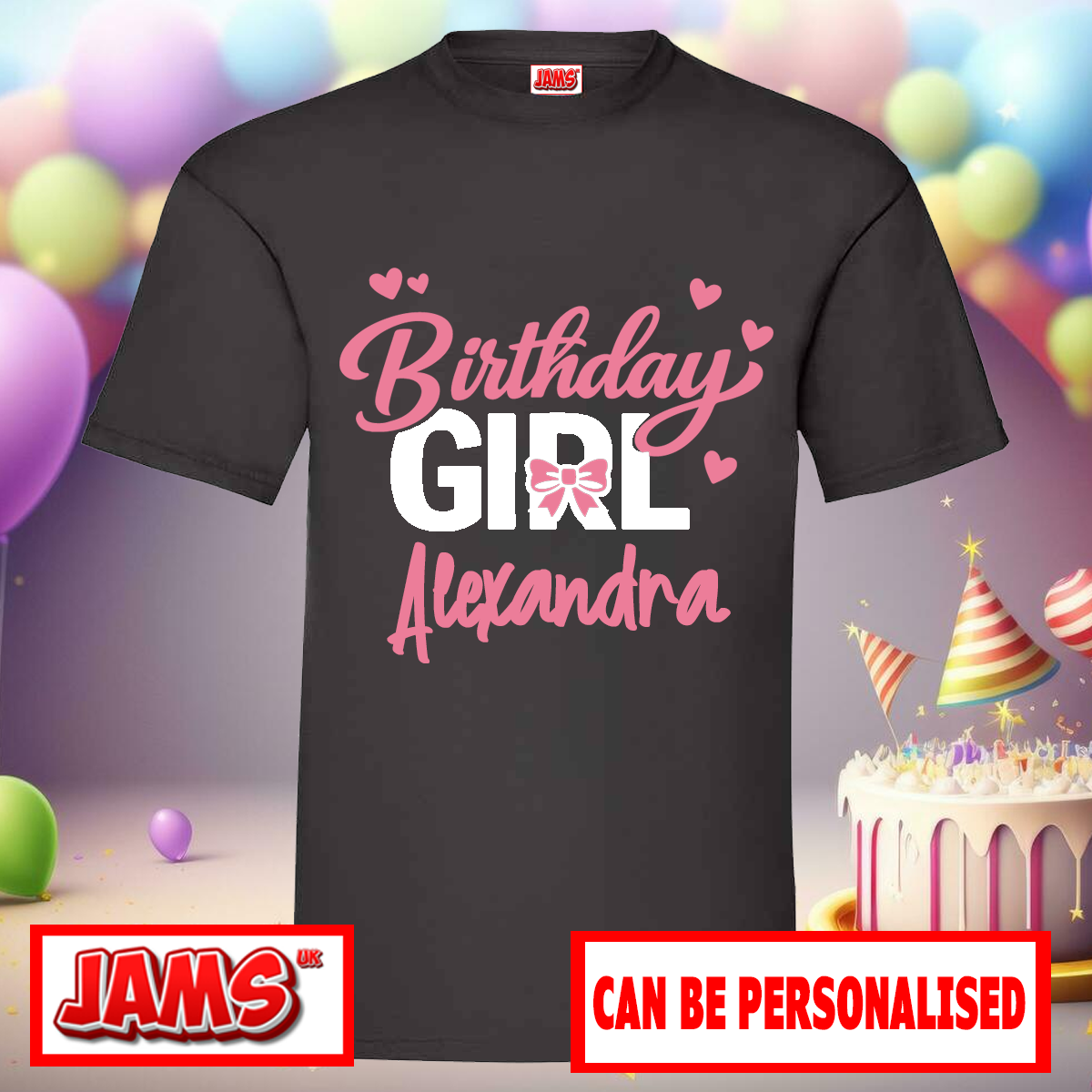 Birthday Girl Hearts