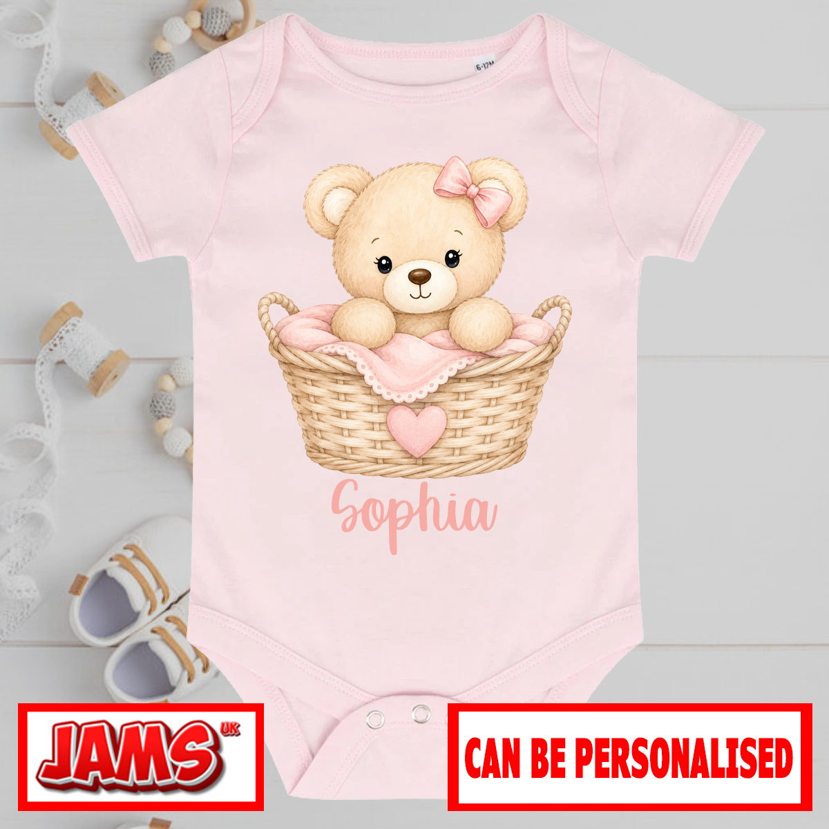Basket Baby Grow